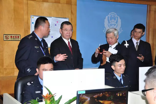 台湾警察大学一行来长沙县星沙派出所交流警务工作经验