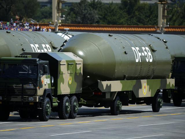 中国试射10弹头东风-5C洲际导弹?外交部