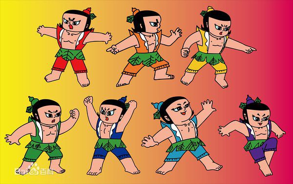 葫芦娃是动画片《葫芦兄弟》的主角,每一个的