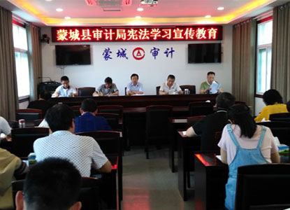 蒙城县审计局-开展宪法学习宣传活动