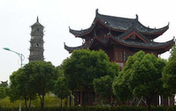 九江历史文化景区——锁江楼